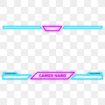 Twitch Or Ygamer Overlay Face Cam With Glowing Neon Effect And Futuristic Cyberpunk Colors, Game ...