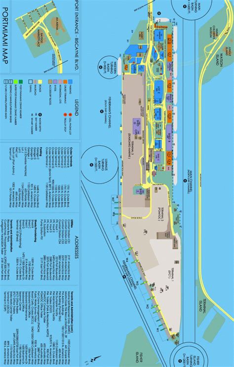 Port Of Tampa Bay Official Information - Cruise Terminal Tampa Florida Map | Free Printable Maps