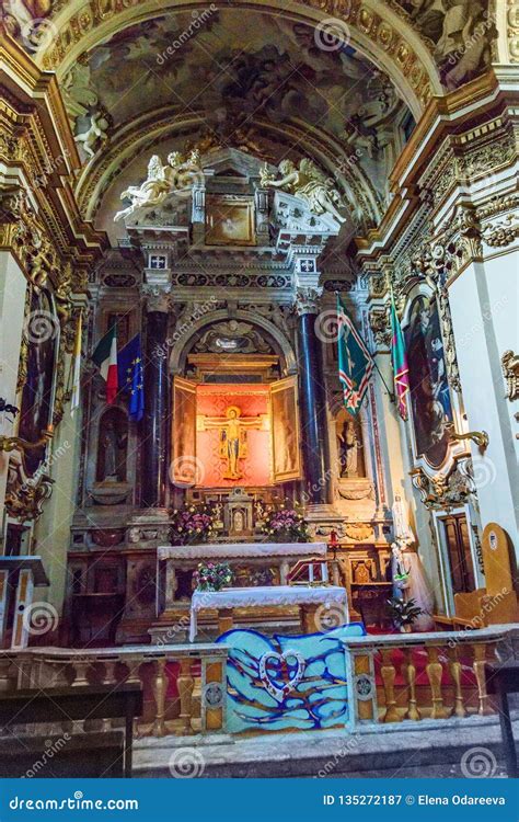 Santuario Casa Di Santa Caterina, Interior of Church of Saint Catherine ...