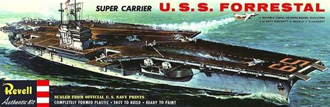 Revell USS Forrestal (CV-59) Aircraft Carrier Model Kit. | Nostalgie, Modelbouw