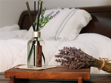 Lavender Oil Reed Diffuser, Natural Home Fragrance Aromatherapy ...