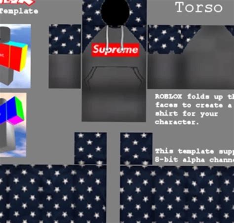 Supreme Roblox Shirt Template