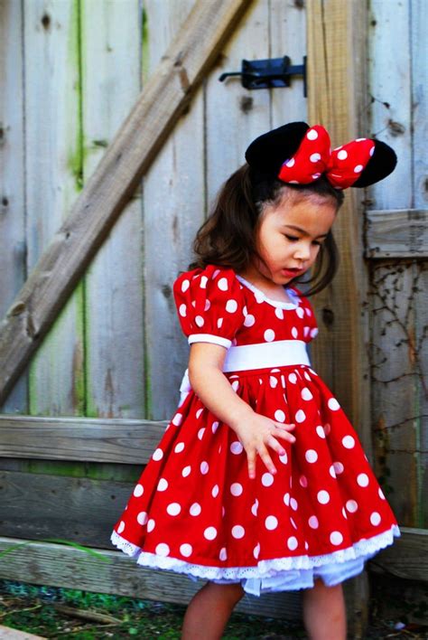 Minnie Mouse Dress Empire Waist Size 2T-12 | Etsy | Minnie mouse dress, Baby shoes pattern ...