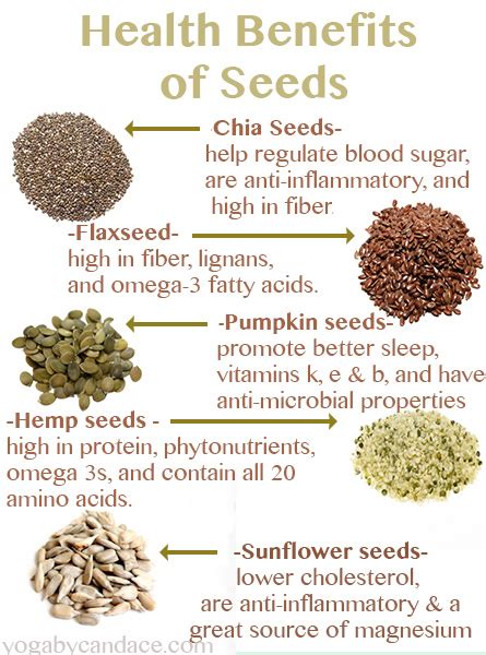 Health Benefits of Seeds — YOGABYCANDACE