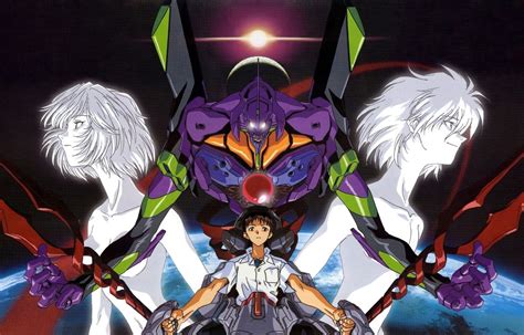 Neon Genesis Evangelion Ikari Shinji Ayanami Rei EVA Unit 01 #1080P # ...