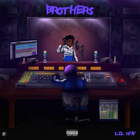 "Brothers" by Lil Tjay | Album art design, Pop art wallpaper, Cover art design