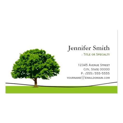 Tree Service Business Cards Templates – williamson-ga.us