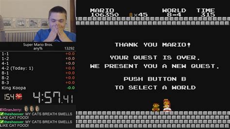 Super Mario Bros. speedrunner sets new world record