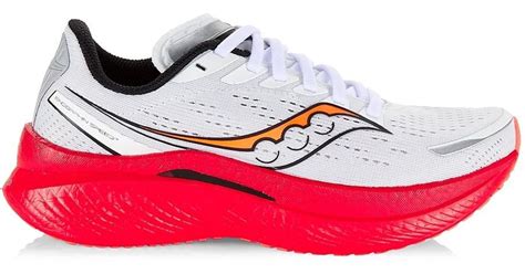 Saucony Endorphin Speed 3 Sneakers in Red | Lyst