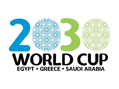 2030 World Cup Egypt Greece Saudi Arabia Logo PNG vector in SVG, PDF, AI, CDR format