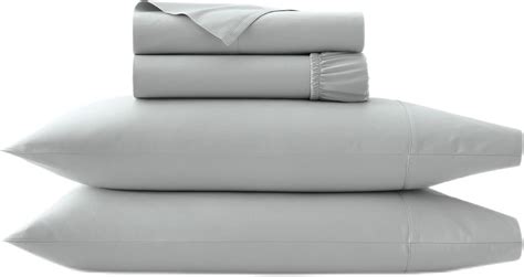 Amazon.com: BOLL & BRANCH Signature Hemmed Sheet Set - Split King, Shore - Luxury 100% Organic ...