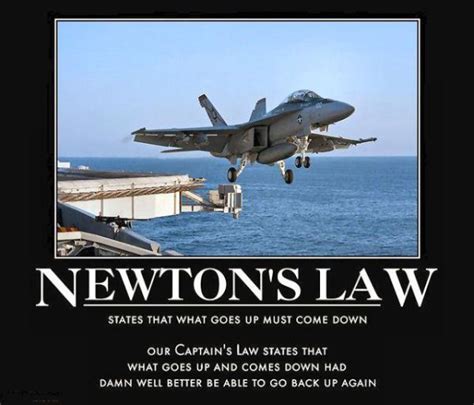 Newton's Law - Military Humor