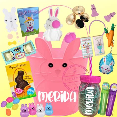 Personalized Filled Easter Baskets, Easter Surprise, Easter Gift - Etsy