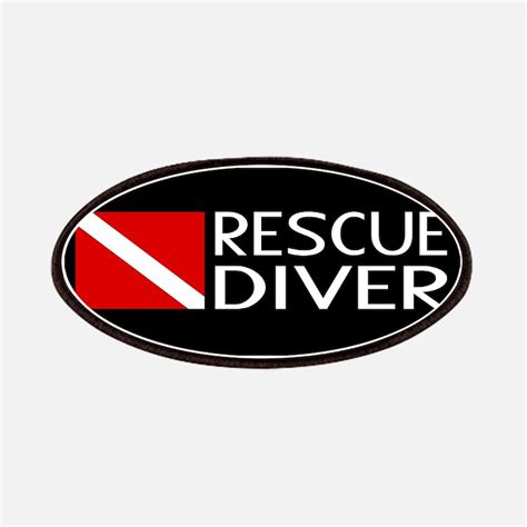 Rescue Diver Patches | Iron On Rescue Diver Patches