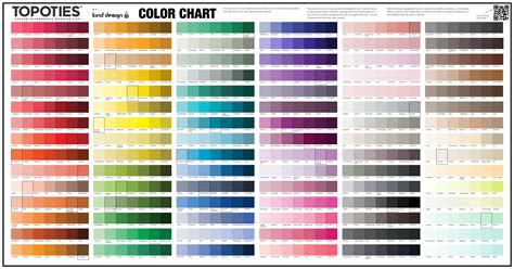 TOPO TIES COLOR CHART – Kind Design