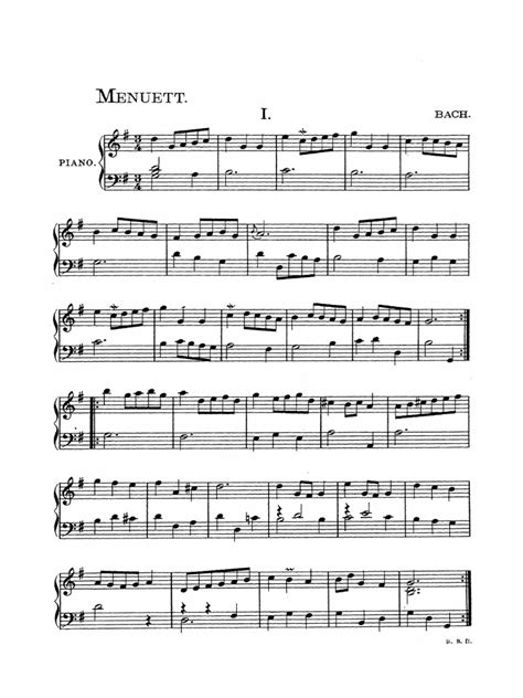 Bach-Petzold - Minuet in G | PDF