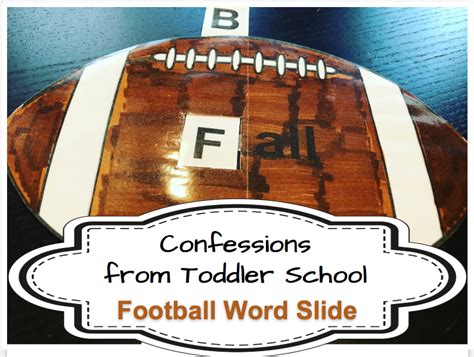 Confessions of a Tiny Teacher: Confessions from Toddler School: Football!