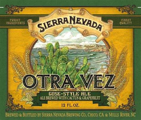 Sierra Nevada Unveils Otra Vez, A Gose-Style Ale With Grapefruit & Cactus • thefullpint.com