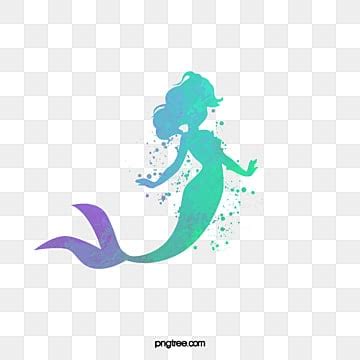 Mermaid Silhouette Clip Art