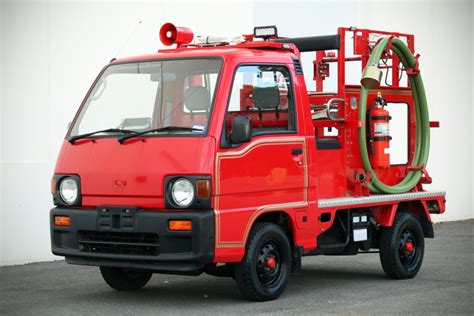 1992 Subaru Sambar 4WD Mini Fire Truck for sale on BaT Auctions - sold for $24,750 on October 31 ...