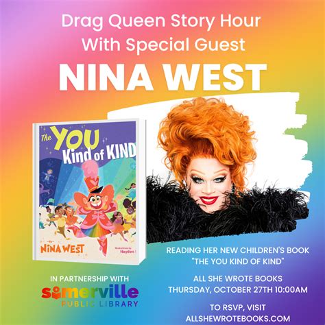 Drag Queen Story Hour With Special Guest Nina West | All She Wrote Books