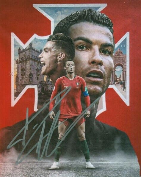 CRISTIANO RONALDO MANCHESTER UNITED SOCCER SIGNED 8X10 PHOTO WITH COA ...