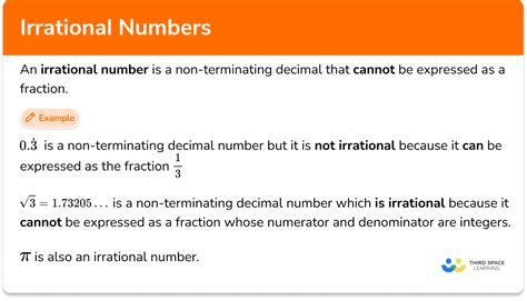 Irrational Numbers - GCSE Maths - Steps, Examples & Worksheet