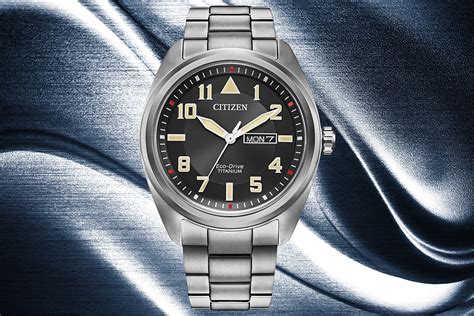 Citizen Eco-Drive Super Titanium Black Dial Day Date Men's Watch BM8560 ...