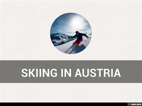 Skiing in Austria | PPT