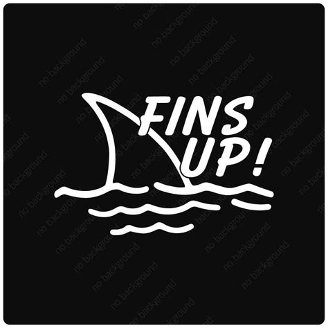 Fins Up Parrot Head Jimmy Buffett Vinyl Decal Sticker.