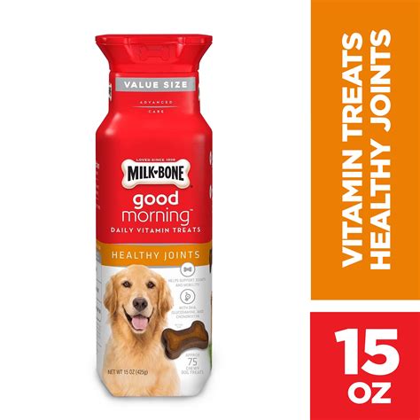 Milk-Bone Good Morning Daily Vitamin Dog Treats, Healthy Joints, 15 Ounces - Walmart.com ...