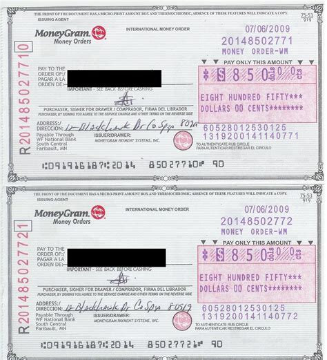 Money Order Sample Walmart | HQ Printable Documents