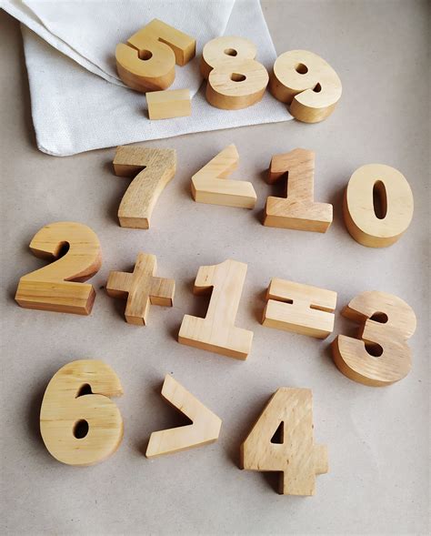 16 Pcs Magnetic Numbers 1-10 Wooden Numbers Learning Toy | Etsy Australia