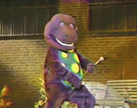 Barney Dancing GIF - Barney Dancing Mic - Discover & Share GIFs