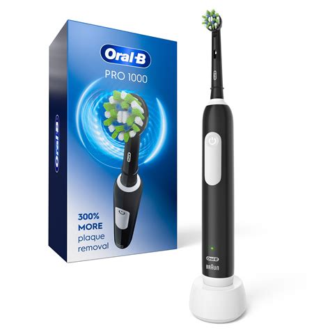 Oral-B Pro 1000 Electric Toothbrush with (1) Brush Head, Rechargeable, Black - Walmart.com