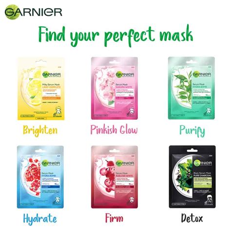 Buy Garnier Skin Naturals, Sakura White, Face Serum Sheet Mask (Pink) - 32g Online get Upto 60% ...