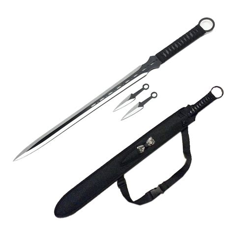 NEW Martial Arts Ninja Sword Blade Equipment Knife Weapons Set Tactical ...