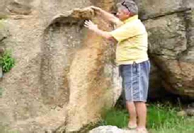 Intriguing Phenomena: Giant human footprint found in South Africa