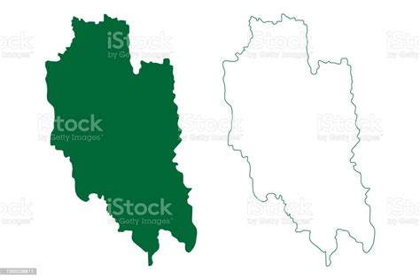 Lunglei District Map Vector Illustration Scribble Sketch Lunglei Map ...