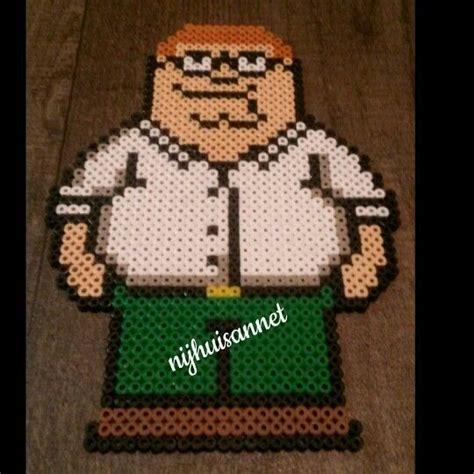 Peter Griffin Perler Bead | Pixel art, Pixel beads, Perler beads