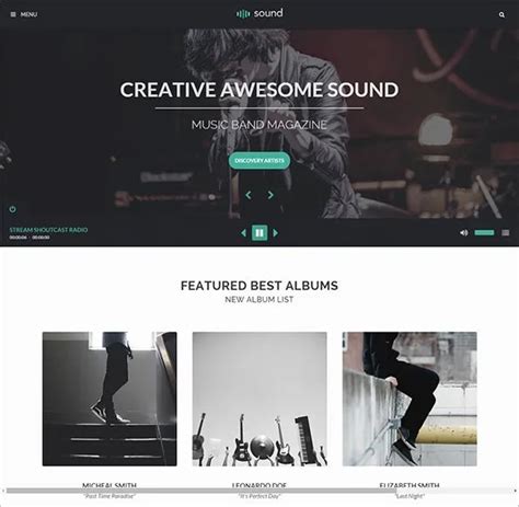 Make Your Music Website Stand Out In 2023 With Bootstrap Music Template ...