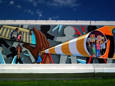 Visit the great mural wall located behind the Kansas Expocentre for a glimpse into Topeka's ...