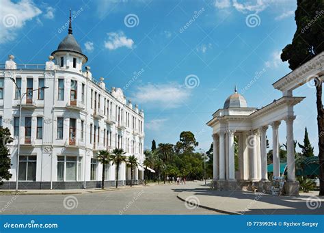 Urban Landscape of City of Sukhumi Editorial Stock Image - Image of ...