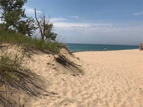 Warren Dunes State Park, a Michigan State Park located near Benton ...