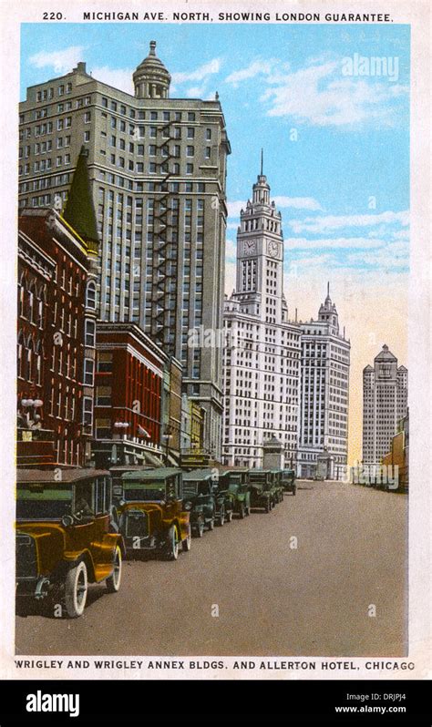 Michigan Avenue in the 1920s, Chicago Stock Photo: 66181084 - Alamy