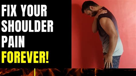 SHOULDER PAIN RELIEF EXERCISES | SCAPULAR STABILIZATION EXERCISE | FIX SHOULDER PAIN - YouTube