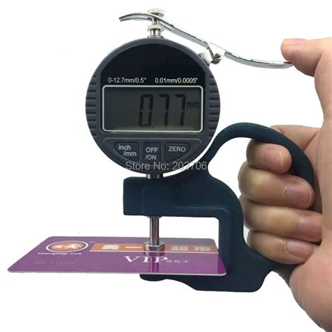 0 10mm Digital Thickness Gauge 0.01mm thickness tester meter paper film leather thickness ...