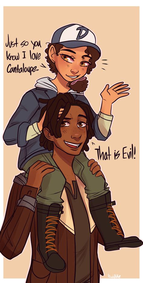 Clementine and Louis | Walking dead game, The walking dead telltale, Walking dead drawings