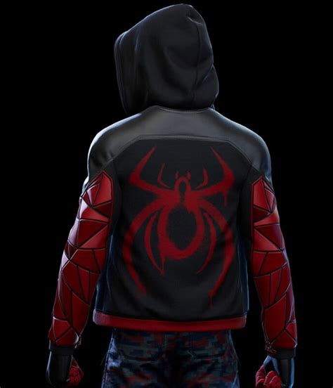 Spider-Man Miles Morales The End Leather Jacket Hoodie - Jackets Masters