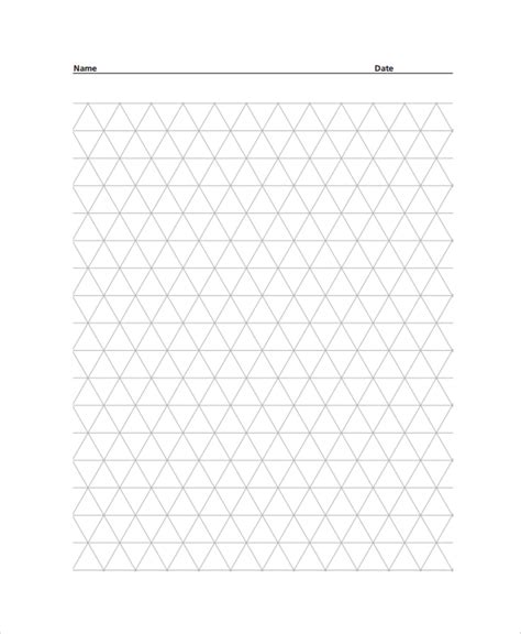 FREE 9+ Sample Triangular Graph Paper Templates in PDF | Excel